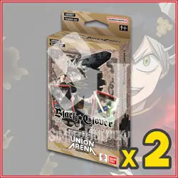 UNION ARENA TCG: Black Clover Starter Deck x2 Bundle English Ver - Image 1