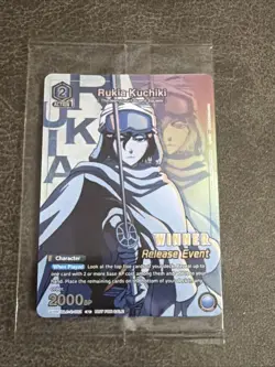 Union Arena Bleach Rukia Kuchiki Release Event Winner UEPR/BCV-1-032 English - Image 1