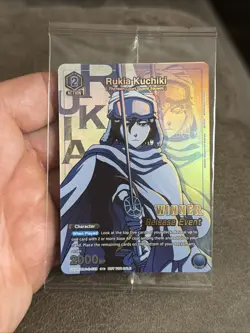 Union Arena Bleach Rukia Kuchiki Release Event Winner UEPR/BCV-1-032 English - Image 2
