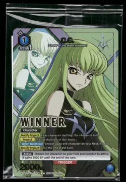 C.C. CGH-2-004 Winner Promo - Union Arena TCG Code Geass - Image 1