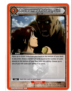 A Steamed Potato, Sir! | UE10BT/AOT-1-100 | Union Arena Attack on Titan - Image 1