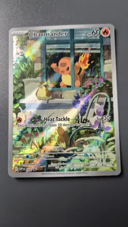 Pokemon TCG Obsidian Flames ETB Charmander Holo Black Star Promo Card SVP044 - Image 1