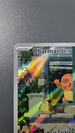 Pokemon TCG Obsidian Flames ETB Charmander Holo Black Star Promo Card SVP044 - Image 2