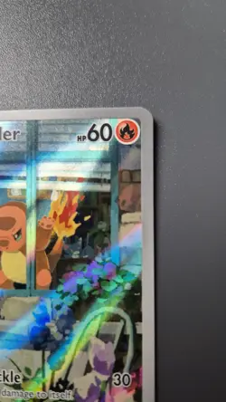 Pokemon TCG Obsidian Flames ETB Charmander Holo Black Star Promo Card SVP044 - Image 3