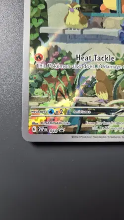 Pokemon TCG Obsidian Flames ETB Charmander Holo Black Star Promo Card SVP044 - Image 5