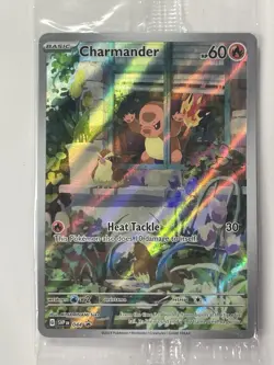 Pokemon TCG Charmander Obsidian Flames Promo Card SVP044 Sealed Bent - Image 5