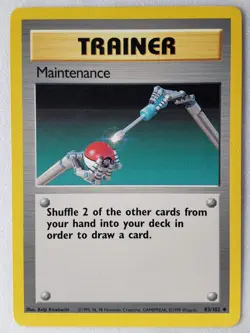 Maintenance 83/102 LP - Original 1999 Base Set Pokemon Card - $2 Combined Ship - Image 1