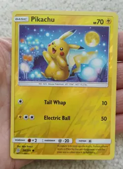 Pikachu 56/236 Unified Minds Reverse Holo Pokemon Card 2019 - LP - Image 1