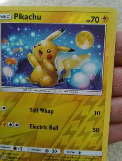 Pikachu 56/236 Unified Minds Reverse Holo Pokemon Card 2019 - LP - Image 4