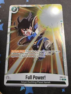 Full Power! FB05-071 Son Gohan Tournament Promo Prize Dragon Ball Card Fusion - Image 1