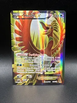 Ho-Oh EX (Full Art) 121/122 Breakpoint Holo Missing Texture Error Card - Image 1