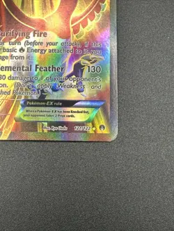 Ho-Oh EX (Full Art) 121/122 Breakpoint Holo Missing Texture Error Card - Image 2