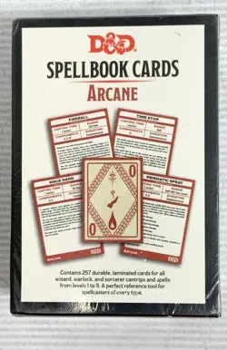Dungeons & Dragons Spell Book Cards Arcane Deck New SEALED in Shrinkwrap 2022 - Image 3