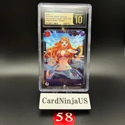 CGC PRISTINE 10 Sanji SR OP10-005 Flagship Battle Promo ONE PIECE Card Japanese - Image 1