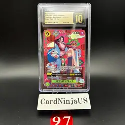 CGC PRISTINE 10 Boa Hancock OP14-112 SP SR The Azure Sea's Seven ONE PIECE Card - Image 1
