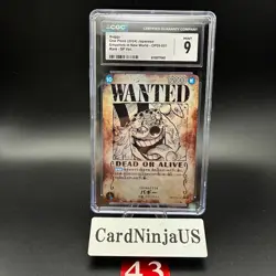 CGC MINT 9 Buggy OP09-051 Wanted R-SPC Emperors in the New World ONE PIECE Card - Image 1