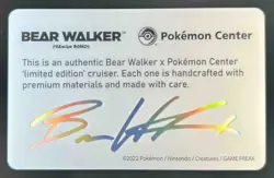 2022 Pokemon Center X Bear Walker Cubone Collection Card - Image 2