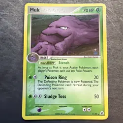 Muk 11/92 Holo Rare - EX Legend Maker - Pokemon Card - LP - Image 1