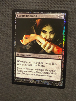 mtg Exquisite Blood Avacyn Restored Foil LP-NM - Looks Great! - Image 3
