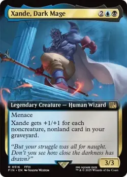 Xande, Dark Mage [Extended Art Foil] 0516 Magic Final Fantasy - Image 1
