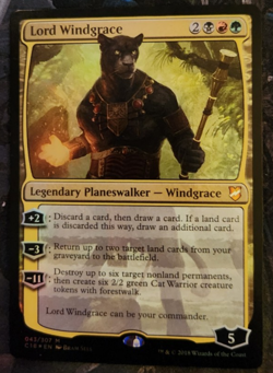 Lord Windgrace Commander 2018 Foil NM - Image 1