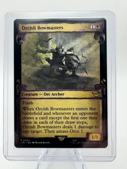 Near Mint Orcish Bowmasters (Showcase Scrolls) (554) MTG Lord of the Rings - Image 2
