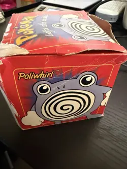 1999 Pokemon 23K Gold Plated Poliwhirl Card w/ Pokeball & Box Sealed - Image 4