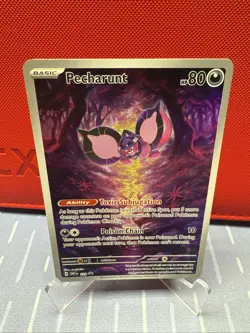Pecharunt SV 129 Black Star Promo Pokemon Card Holo - Image 1