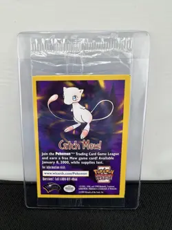 SEALED Catch Mew Pokemon Card BLACK STAR PROMO Movie Promo - Image 1