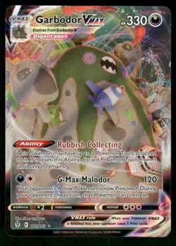 Garbodor VMAX 101/203 Ultra Rare Holo NM Pokemon SWSH07: Evolving Skies - Image 1