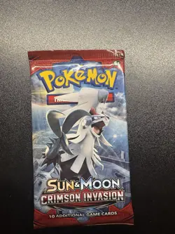 Pokemon Booster Pack Lot Of 4 Sealed, Steam Siege, Crimson Invasion, Sun & Moon, - Image 4