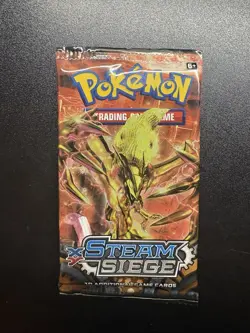 Pokemon Booster Pack Lot Of 4 Sealed, Steam Siege, Crimson Invasion, Sun & Moon, - Image 5