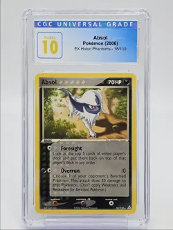 ABSOL 2006 POKEMON EX HOLON PHANTOMS RARE 18/110 CGC 10 Q5650 - Image 1