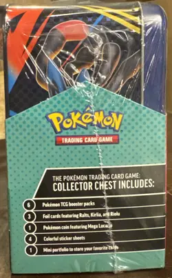 Pokemon Pokemon TCG 2025 Fall Collector’s Chest Tin 6 Booster Packs New & Sealed - Image 2