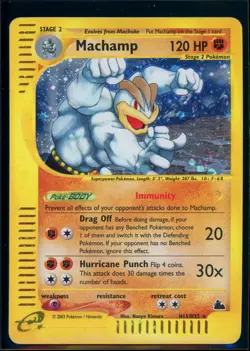 Pokemon SKYRIDGE - #H15/H32 Machamp - Holo - ENG - Heavily/Moderately Played - Image 1