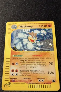 Pokemon SKYRIDGE - #H15/H32 Machamp - Holo - ENG - Heavily/Moderately Played - Image 4