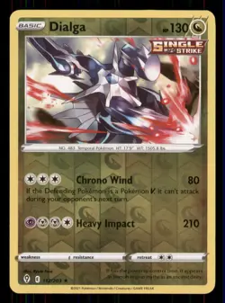 Dialga SWSH07: Evolving Skies #112/203 Rare Reverse Holo Pokemon LP - Image 1