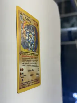 Pokemon TCG Machamp 8/102 Holo First Edition Base Set Holo Heavily Played - Image 3