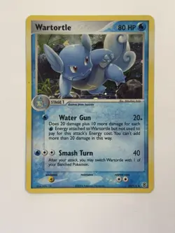 2004 Pokemon TCG Wartortle 50/112 Holo Fire Red Leaf Green Moderately Played - Image 1