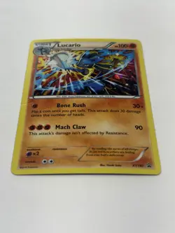 Pokemon TCG Lucario XY140 Black Star Promo Holo Cosmos Holo Lightly Played - Image 4