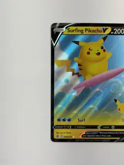 Pokemon TCG Surfing Pikachu V 008/025 Celebrations Ultra Rare Mint Pikachu - Image 4