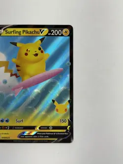 Pokemon TCG Surfing Pikachu V 008/025 Celebrations Ultra Rare Mint Pikachu - Image 5