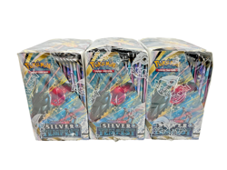 Lot of (3) Pokemon TCG Sword & Shield Silver Tempest Booster Boxes SEALED - Image 2
