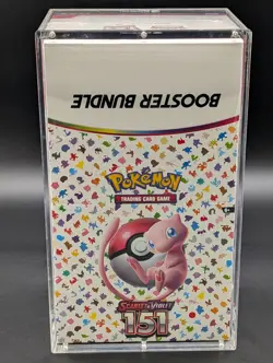 Pokemon 151 SV3.5 Booster Bundle Display Factory Sealed Case W/Acrylic Case - Image 1
