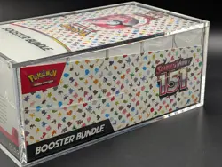 Pokemon 151 SV3.5 Booster Bundle Display Factory Sealed Case W/Acrylic Case - Image 4