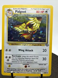 Pidgeot 8/64 - Jungle Holo Rare Pokemon TCG WOTC - Image 3