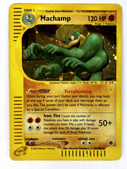 Pokemon TCG Machamp 16/165 Holo - Expedition Base Set Good Condition - Image 1