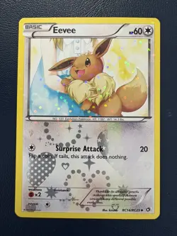 Eevee RC14/RC25 Radiant Collection BW Legendary Treasures Pokemon TCG LP - Image 1