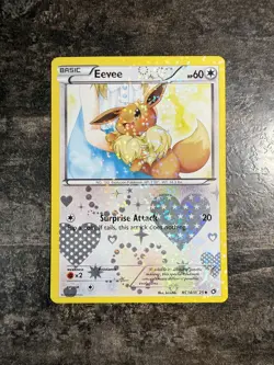 Pokemon TCG - Eevee RC14/RC25 - Legendary Treasures: Radiant Collection Holo LP - Image 1