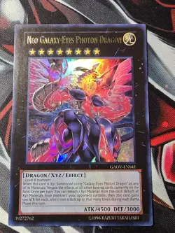 Yugioh! Neo Galaxy-Eyes Photon Dragon - GAOV-EN041 Unlimited - LP - Image 1